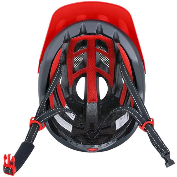 Шлем велосипедный Force RAPTOR MTB Черный/Красный 902972 photo 5